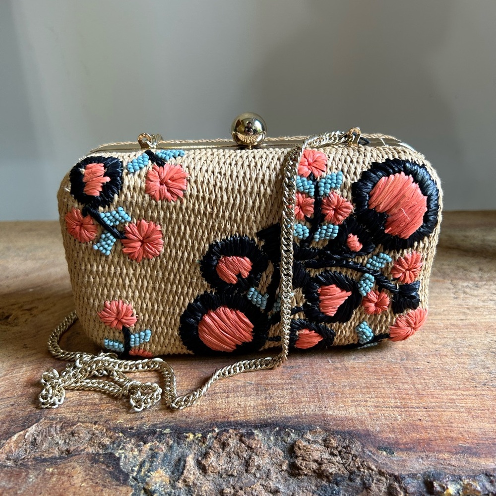 ZARA shoulder bag with gold chain strap